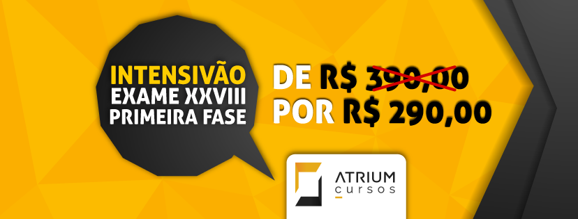 OAB Intensivão - Primeira Fase - Exame XXVIII